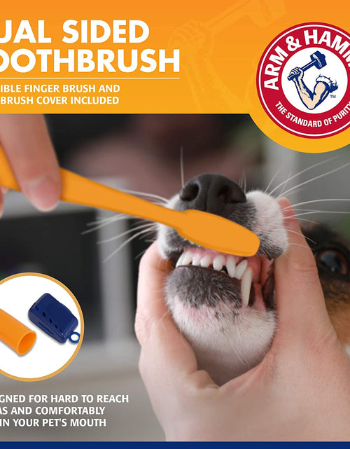 Load image into Gallery viewer, for Pets Tartar Control Kit for Dogs-Contains Toothpaste, Dog Toothbrush &amp; Fingerbrush - Dog Teeth Cleaning Kit, Dog Toothpaste Kit from Arm and Hammer, Dog Dental Care, Pet Toothbrush
